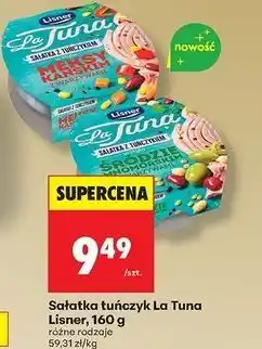 Biedronka Sałatka z tuńczykiem w stylu śródziemnomorskim Lisner La Tuna oferta