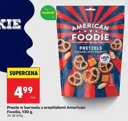 Biedronka Precle w karmelu z arachiidami American Foodie oferta