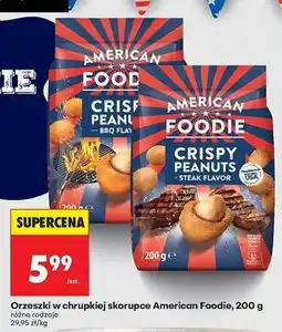 Biedronka Orzeszki w skorupce steak American Foodie oferta