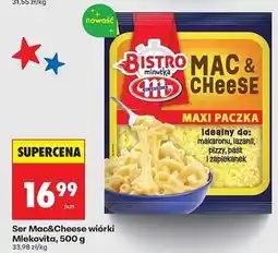 Biedronka Ser mac & cheese wiórki Mlekovita oferta
