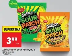 Biedronka Żelki seftali Kent Jelibon Sour Patch oferta