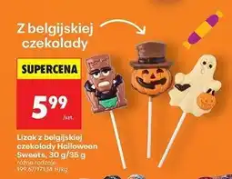 Biedronka Lizak halloween z belgijskiej czekolady oferta
