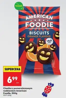 Biedronka Ciastka z nadzieniem pomarańczowym American Foodie oferta