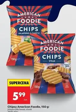 Biedronka Chipsy stek American Foodie oferta