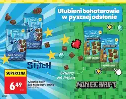 Biedronka Ciastka żbożowe z kakao minecraft Maxies oferta