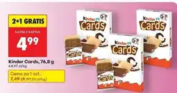 Biedronka Herbatniki z czekoladą Kinder Cards oferta