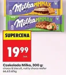 Biedronka Czekolada nutty choco wafer Milka Mmmax oferta