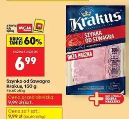 Biedronka Szynka od szwagra Krakus Animex oferta