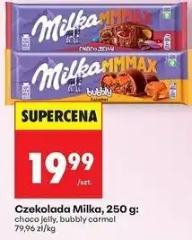 Biedronka Czekolada bubbly caramel Milka Mmmax oferta