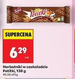 Biedronka Ciastka z czekoladą San Petitki oferta
