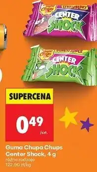 Biedronka Guma o smaku jabłkowym Chupa Chups Center Shock oferta