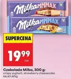 Biedronka Czekolada strawberry cheesecake Milka Mmmax oferta
