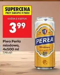 Biedronka Piwo Perła Miodowa oferta