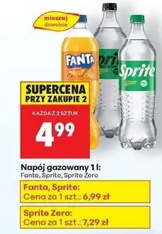 Biedronka Napój Sprite Zero oferta