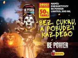 Biedronka Napój energetyczny halloween zero Be Power oferta