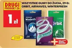 Biedronka Guma do żucia original saszetka Winterfresh oferta