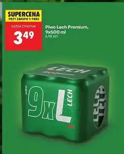 Biedronka Piwo Lech Premium oferta
