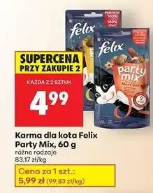 Biedronka Karma dla kotów mixed grill Purina Felix Party Mix oferta