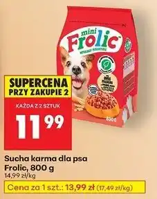 Biedronka Karma dla psa mini Frolic oferta