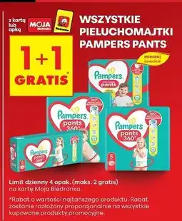 Biedronka Pieluchomajtki 7 Pampers Pants oferta
