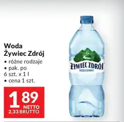 Makro Woda Żywiec Zdrój oferta