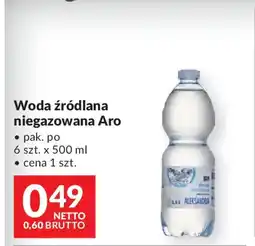 Makro Woda źródlana niegazowana Aro oferta
