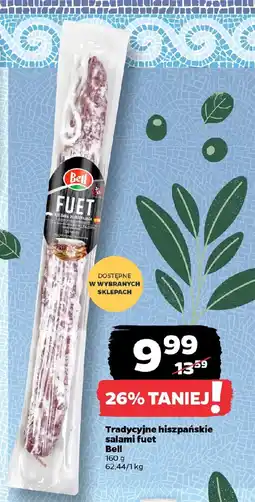 Netto Tradycyjne hiszpańskie salami fuet Bell oferta