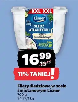 Netto Filety śledziowe w sosie śmietanowym Lisner oferta