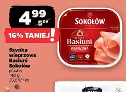 Netto Szynka wieprzowa Basiuni Sokołów oferta