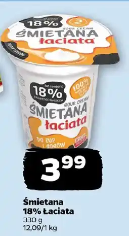 Netto Śmietana 18% Łaciata oferta