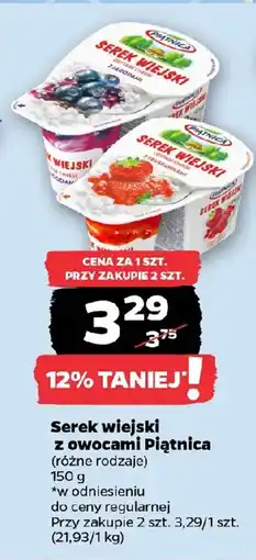 Netto Serek wiejski z owocami Piątnica oferta