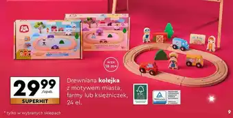 Biedronka Drewniana kolejka oferta