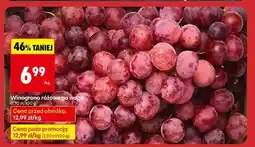 Biedronka Winogrono różowe na wagę oferta