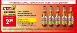 Biedronka Piwo Kasztelan Niepasteryzowane, butelka zwrotna 500 ml oferta