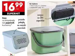 Biedronka Kosz na bioodpady lub pojemnik kuchenny oferta