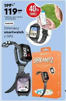Biedronka Dziecięcy smartwatch z GPS oferta