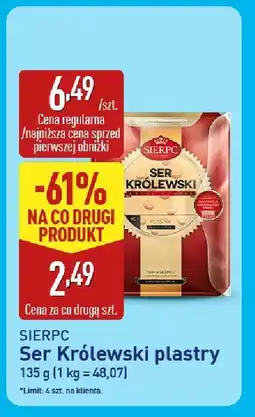 ALDI Ser Królewski plastry Sierpc oferta