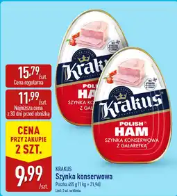 ALDI Szynka konserwowa z galaretką Krakus oferta