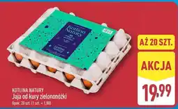 ALDI Jajka od kury zielononóżki 20 szt. Kotlina Natury oferta