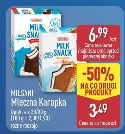 ALDI Batoniki Mleczna kanapka 6-pak Milsani oferta