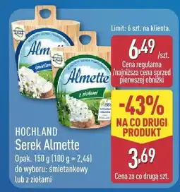 ALDI Serek Almette śmietankowy Hochland oferta