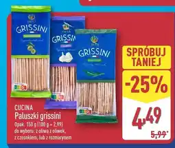 ALDI Paluszki grissini z oliwą Cucina oferta