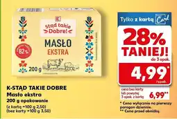Kaufland Masło ekstra 200 g K-Stąd Takie Dobre oferta