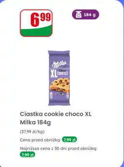 Dino Ciastka cookie choco XL Milka oferta