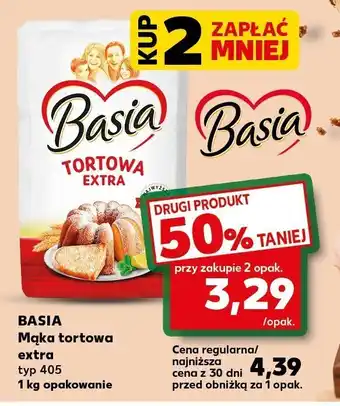 Kaufland Mąka tortowa extra typ 405 Basia oferta