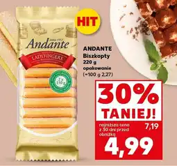 Kaufland Biszkopty ladyfingers Andante oferta