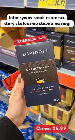 Kaufland Kawa Espresso 57 Dark & Chocolatey Davidoff oferta