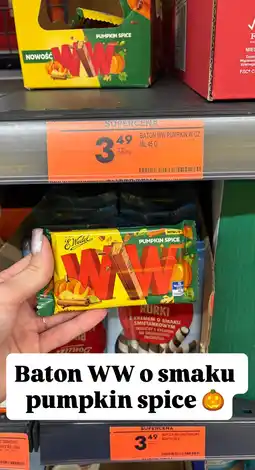 Biedronka Baton WW Pumpkin Spice E.Wedel oferta