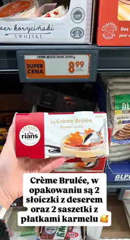 Biedronka Crème Brulée Rians 2x100g oferta