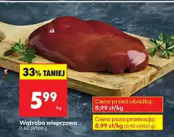 Biedronka Wątroba wieprzowa Biedronka oferta